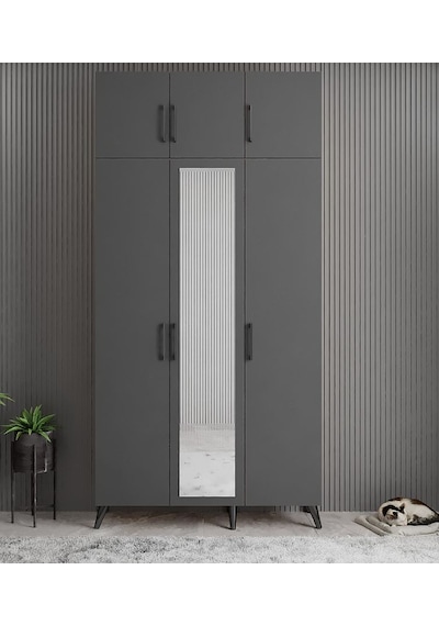 Açelya Portmanto Vestiyer Füme 120 cmM5