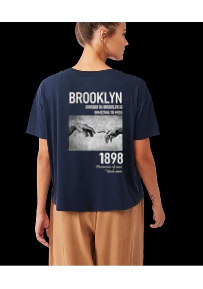 Kozia Outdoors Malkoçbey Baskılı Oversize Unisex O Yaka T-şhirt Lciivert Lacivert
