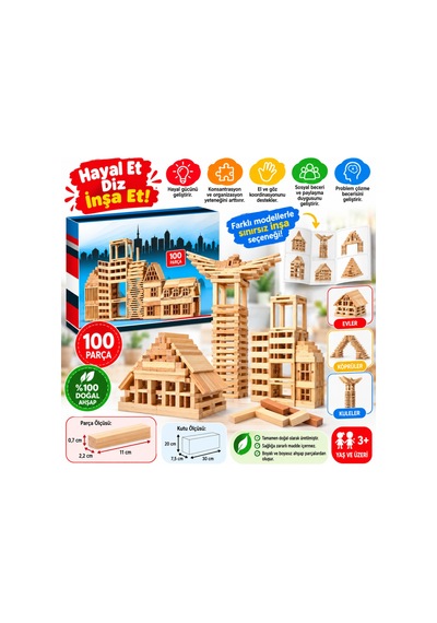 Storeşahin Kr101 Ahşap Bloklar Shn0720