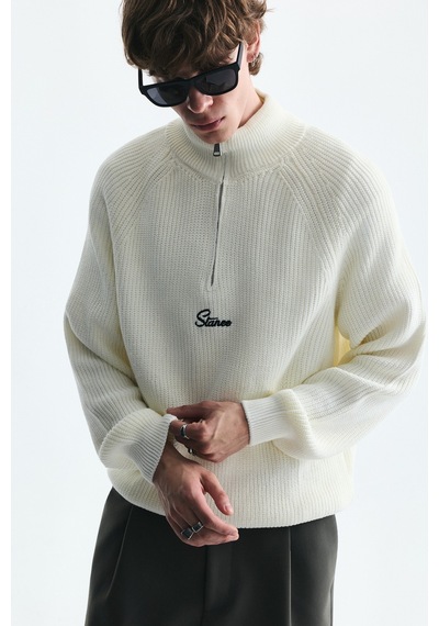 Vamos Fermuar Kapama Dik Yaka Sweatshirt Çok Renkli