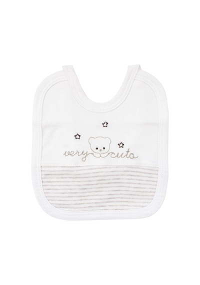 Bebegen Unisex Ekru Very Cute Nakışlı 5 Parça Organik Hastane Çıkış Seti Çok Renkli