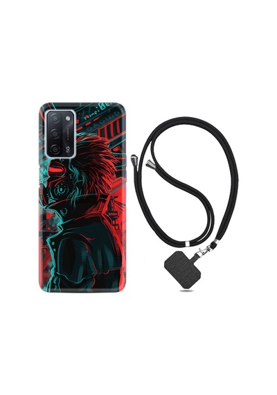 Oppo A55 Kılıf Boyun Askılı Mask Mand 1686