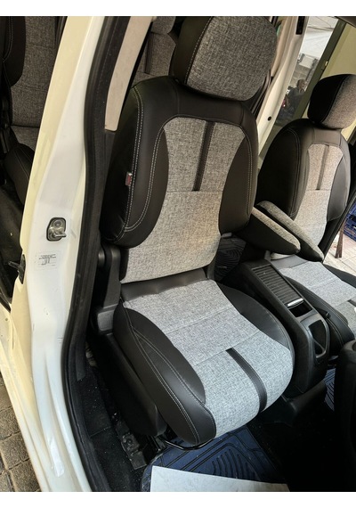 Citroen Berlingo Oto Koltuk Kılıfı 2009 2017 Arası Uyumlu Arka Sırt Arka Oturma 3 Parça