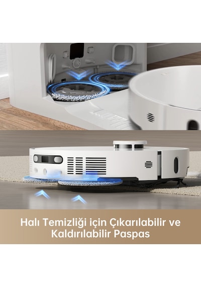 Dreame X40 Ultra Robot Süpürge Beyaz
