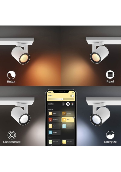 Philips Hue Argenta Tek Spot Lamba 1x4.2w Beyaz 929003808301