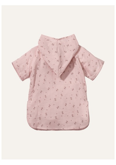Sterntaler Emmi Girl Bebek Poncho 100% Pamuk, Figürlü, Cepli Ve Şapkalı Pembe