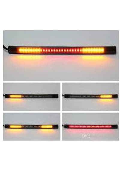 Motorsiklet Sinyal Stop Plaka Fren Lambası Esnek Şerit Led
