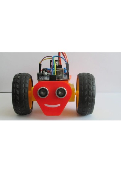 Ultrasonik Sensörlü Engelden Kaçan Robot