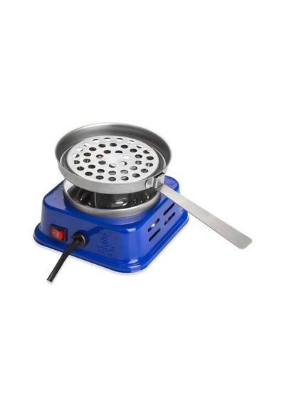 Kefo Yeni Mini Kare Elektrikli Ocak Ev Tipi Köz Yakma Mini Ocak Mavi