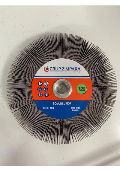Vidalı Mop Zımpara 115X20 M14 Bağlantılı