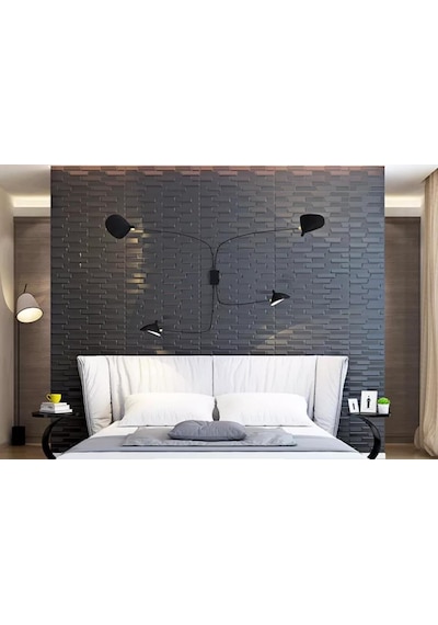 70x38cm 0,26m2 Ofis Salon Oda Gri Opak 3d Kendinden Yapışkanlı Duvar Kağıdı Paneli Nw65