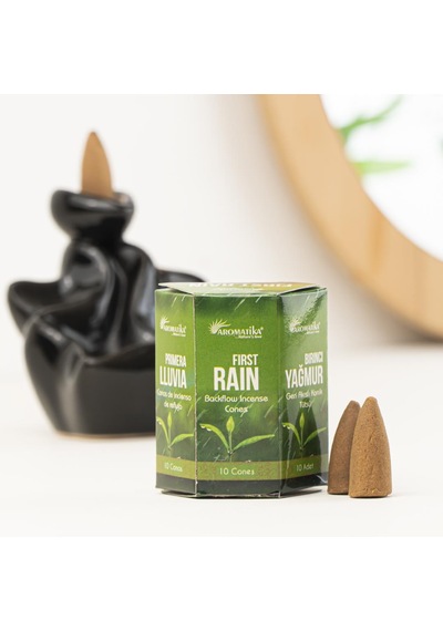 Aromatika First Rain Aromalı Geri Akışlı Şelale Tütsü Backflow