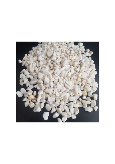 Beyaz Dolomit Taş 500 Gr 1-2 Cm Dere Çakıl Taşı Saksı Taşı Akvaryum Teraryum Taşı Bahçe Taşı No.2m
