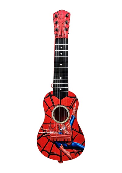 Oyuncak 6 Telli Örümcek Adam Gitar Çocuk Gitarı 50 Cm. Spider Man