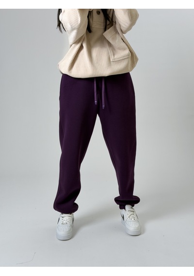 Cocopelli Şardonlu Mor Kadın Jogger Eşofman Coc2541