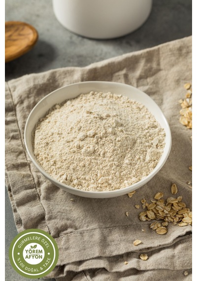 Yörem Afyon Meşhur Sivas Organik Tarım Mahsülü Gdo'suz Yulaf Unu, Tozu Avena Sativa 450gr.