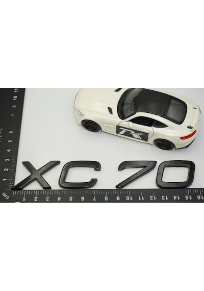 Dk Tuning Xc70 Siyah Abs Bagaj Yazı Logo Volvo İle Uyumlu