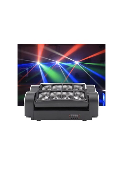 Quenlite Qx-150 Led Spider Beam Dmx512 Moving Head Light Robot Sahne Işık