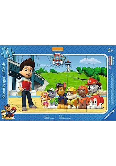 15 Parça Küçük Çerçeveli Paw Patrol Puzzle -061242