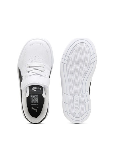 Puma Court Classic Clean Ac+ Ps Çocuk Günlük Ayakkabı 40375101 Beyaz Beyaz
