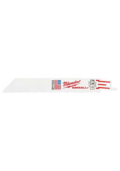 Milwaukee Sawzall Ahşap Tilki Kuyruğu Bıçağı - 150 mm - T48005092 -