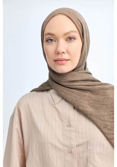 Armanda Organic Touch Viskoz Şal- 3601 Almond