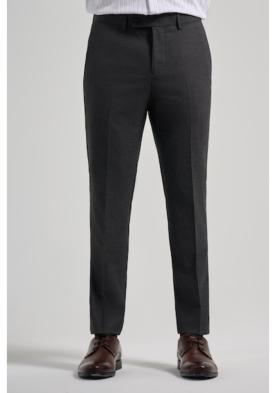 İmza Siyah Esnek Yandan Cepli Slim Fit Classic Pantolon 1003250160 Koyu Siyah