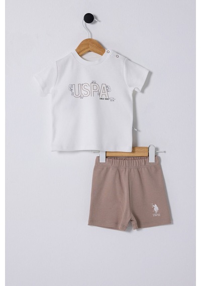 U.S. Polo Assn. Erkek Bebek Beyaz Takım Usb2326-c-v1 Beyaz