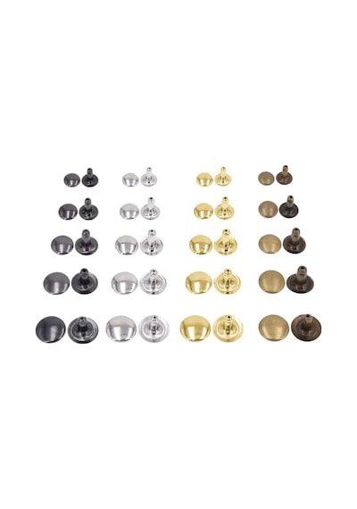 9 Mm Perçin, Rivet, Toruk 33,5 No 100Adet (Deri Hobi)