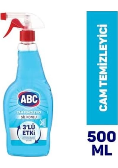 Deterjan Cam Temizleyici Silikonlu 500 Ml 0.75 LT - 2.5 LT - 12 KG