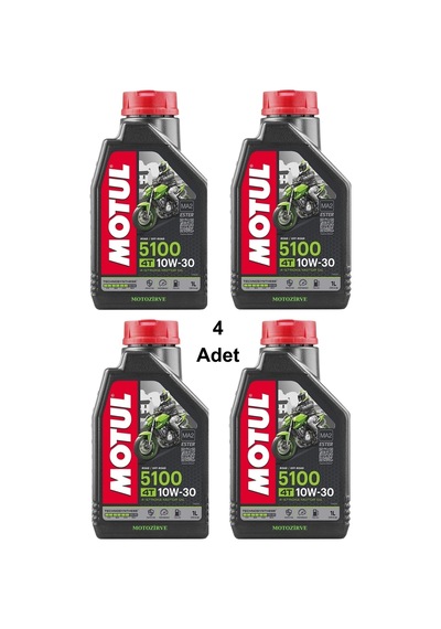 Motul 5100 10W-30 4T Motosiklet Yağı 4 x 1 L