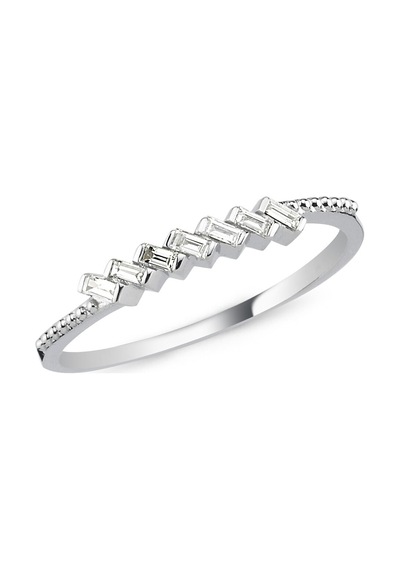 Nadias Jewellery - Pırlanta Minimalist Yüzük