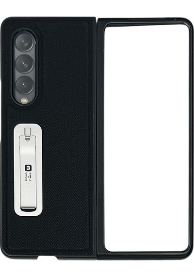 Nettech Samsung Galaxy Z Fold 4 Uyumlu Nt-n035 Arka Koruma Kılıf - Siyah Siyah