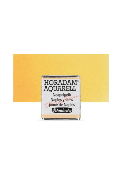 Schmincke Horadam Aquarell Artist Sulu Boya Naples Yellow Yarım Tablet