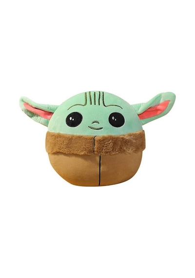 İthal Ürün Kürklü Kumaş Baby Yoda Star Wars Mandalorian Bebek Yoda Figür Peluş Oyuncak 15 Cm