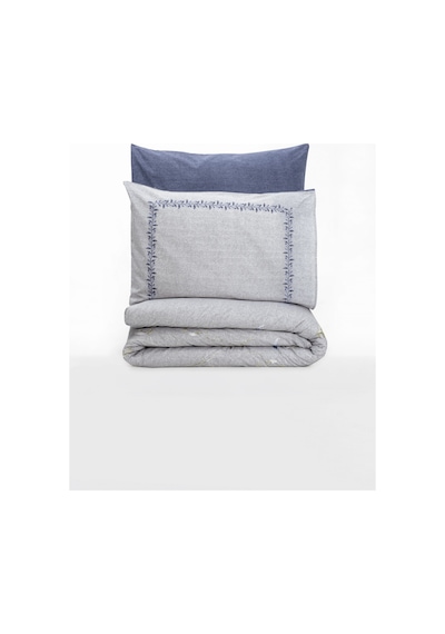 Cotton Box Çift Kişilik Nevresim Takımı Nitsa Lacivert