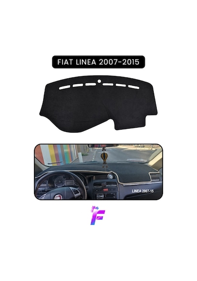 Fıat Linea 2007-2015 Torpido Örtüsü Güneşten, Isıdan, Çatlamadan Korur Oto Aksesuar Tb36 Siyah