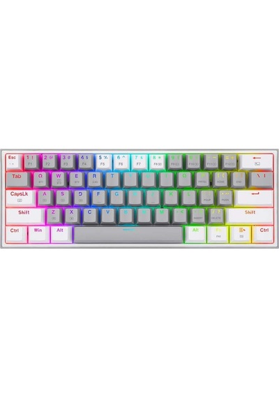 Redragon K616 Fizz Pro%60 3 Mod Kablolu, 2.4 Ghz Kablosuz, Blueto