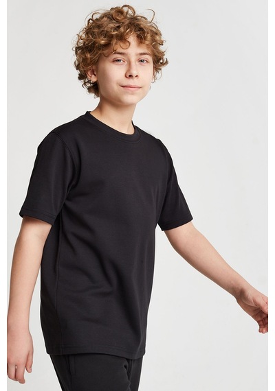 Lescon Çocuk Kısa Kol T-shirt 25s-3260-25n Siyah