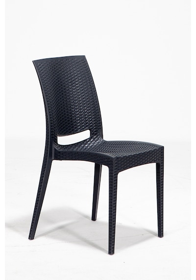 4 Adet Rattan Antrasit Sandalye / Balkon-Bahçe-Teras Antrasit 4 Adet Rattan Antrasit Sandalye / Balkon-Bahçe-Teras Antrasit