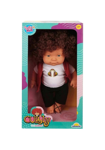 30151 , Curly Kıvırcık Saçlı Bebek 35 Cm Belirtilmemiş