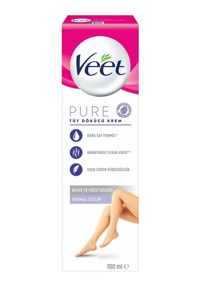 Veet Pure Tüy Dökücü Krem 100 Ml - 8 Adet Tarı