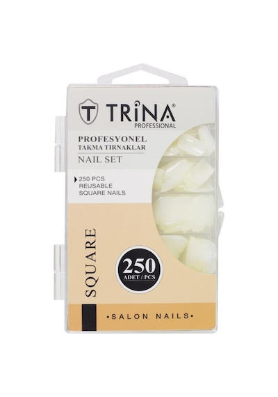 Trina Takma Tırnak 250 ‘li Kutulu  (Square ) -010