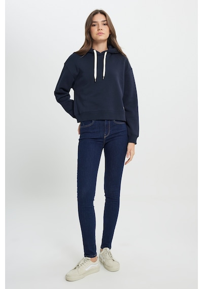Regular Fit Normal Kesim Kapüşonlu İçi Polarlı Lacivert Sweatshirt W242761A76 Çok Renkli Regular Fit Normal Kesim Kapüşonlu İçi Polarlı Lacivert Sweatshirt W242761A76 Çok Renkli