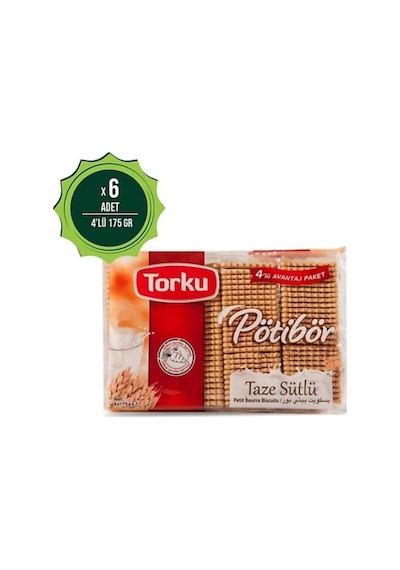Torku Petibör Bisküvi Multıpack 6x 4x175g