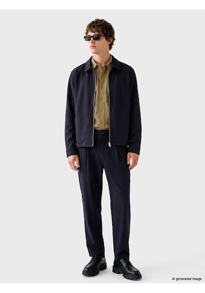 Lcw Vision Lacivert Loose Fit Erkek Ceket