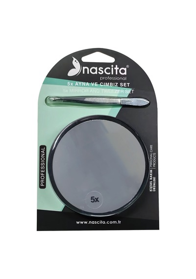Nascita Professional 5x Vakumlu Ayna Ve Cımbız Seti Nasfaceset20