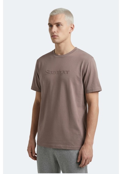 Slazenger Zuranıs Erkek Kahve Tişört