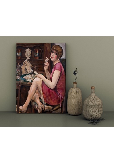 Bk Home Queen Of Hearth Tasarımlı Kanvas Tablo 30X50Cm-1