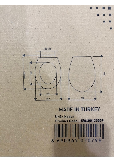 Serel Anemon Slim Yavaş Kapanan Klozet Kapağı